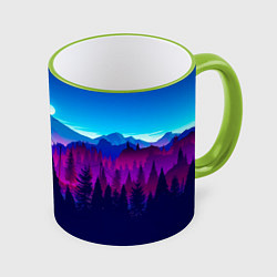 Кружка 3D Firewatch, цвет: 3D-светло-зеленый кант