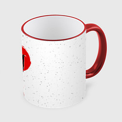 Кружка 3D Dragon Ball Сон Гоку, цвет: 3D-красный кант