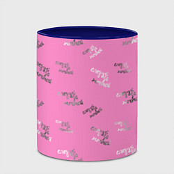 Кружка 3D Паттерн следуй за мечтой, цвет: 3D-белый + синий — фото 2