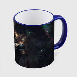 Кружка 3D Cosmic Deity, цвет: 3D-синий кант