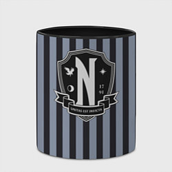Кружка 3D Nevermore Academy, цвет: 3D-белый + черный — фото 2