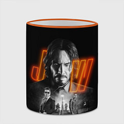 Кружка 3D John Wick Chapter 4, цвет: 3D-оранжевый кант — фото 2