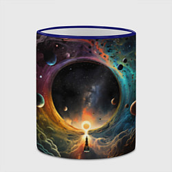 Кружка 3D Твоя вселенная, цвет: 3D-синий кант — фото 2