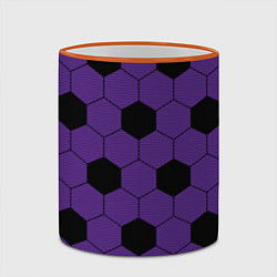 Кружка 3D Кимоно первой высшей луны Кокушибо, цвет: 3D-оранжевый кант — фото 2