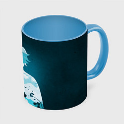 Кружка 3D Gabimaru the Hollow, цвет: 3D-белый + небесно-голубой