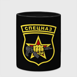 Кружка 3D Спецназовец, цвет: 3D-белый + черный — фото 2