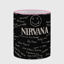 Кружка 3D Nirvana pattern, цвет: 3D-розовый кант — фото 2
