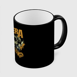 Кружка 3D Pantera - mouth for war, цвет: 3D-черный кант