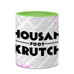 Кружка 3D Thousand Foot Krutch rock legends: надпись и симво, цвет: 3D-белый + светло-зеленый — фото 2