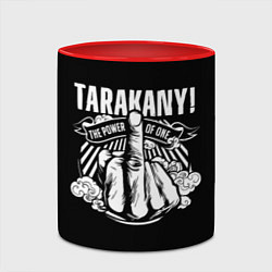 Кружка 3D Тараканы fuck off, цвет: 3D-белый + красный — фото 2