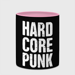 Кружка 3D Hardcore punk, цвет: 3D-белый + розовый — фото 2