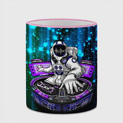 Кружка 3D Space DJ - neon starfall, цвет: 3D-розовый кант — фото 2