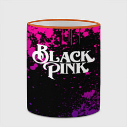 Кружка 3D Blackpink - neon, цвет: 3D-оранжевый кант — фото 2