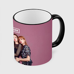 Кружка 3D Blackpink girls, цвет: 3D-черный кант