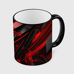 Кружка 3D CS GO black red, цвет: 3D-черный кант