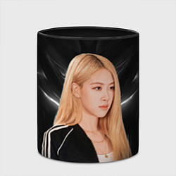 Кружка 3D Rose Blackpink music, цвет: 3D-белый + черный — фото 2