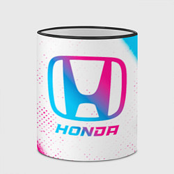 Кружка 3D Honda neon gradient style, цвет: 3D-черный кант — фото 2