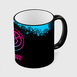Кружка 3D Blink 182 - neon gradient, цвет: 3D-черный кант