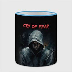 Кружка 3D Cry of Fear - Simon, цвет: 3D-небесно-голубой кант — фото 2