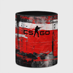 Кружка 3D CS GO краска, цвет: 3D-белый + черный — фото 2