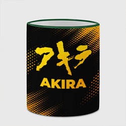 Кружка 3D Akira - gold gradient, цвет: 3D-зеленый кант — фото 2