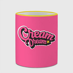 Кружка 3D Cream Dream, цвет: 3D-желтый кант — фото 2