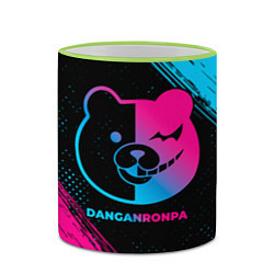 Кружка 3D Danganronpa - neon gradient, цвет: 3D-светло-зеленый кант — фото 2