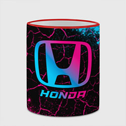 Кружка 3D Honda - neon gradient, цвет: 3D-красный кант — фото 2