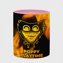 Кружка 3D Poppy Playtime - gold gradient, цвет: 3D-белый + розовый — фото 2