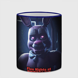 Кружка 3D Five Nights at Freddys Bonnie, цвет: 3D-синий кант — фото 2
