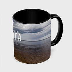 Кружка 3D Ладога, цвет: 3D-белый + черный