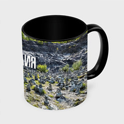 Кружка 3D Карелия, цвет: 3D-белый + черный