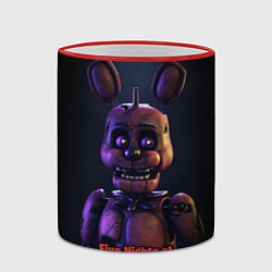 Кружка 3D Five Nights at Freddys Bonnie, цвет: 3D-красный кант — фото 2