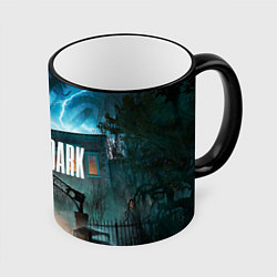Кружка 3D Особняк Alone in the dark, цвет: 3D-черный кант