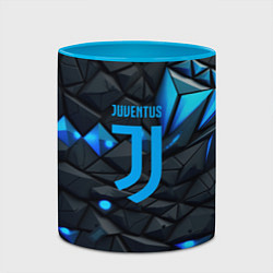 Кружка 3D Blue logo Juventus, цвет: 3D-белый + небесно-голубой — фото 2