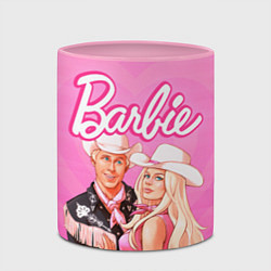Кружка 3D Барби и Кен Фильм, цвет: 3D-белый + розовый — фото 2