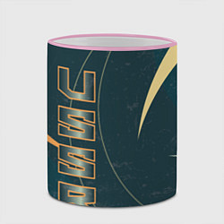 Кружка 3D СССР Космос, цвет: 3D-розовый кант — фото 2
