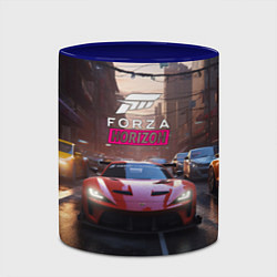 Кружка 3D Forza Horizon street racing, цвет: 3D-белый + синий — фото 2