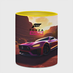 Кружка 3D Forza Horizon, цвет: 3D-белый + желтый — фото 2