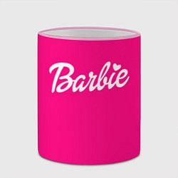 Кружка 3D Барби розовая, цвет: 3D-розовый кант — фото 2