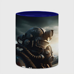 Кружка 3D Fallout man game, цвет: 3D-белый + синий — фото 2
