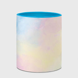 Кружка 3D Tie dye из сериала убийства в одном здании, цвет: 3D-белый + небесно-голубой — фото 2