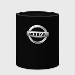 Кружка 3D Nissan sport auto, цвет: 3D-белый + черный — фото 2