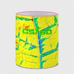 Кружка 3D Cs go cracks skin, цвет: 3D-розовый кант — фото 2