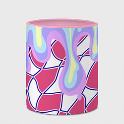 Кружка 3D Rainbow illusion, цвет: 3D-белый + розовый — фото 2