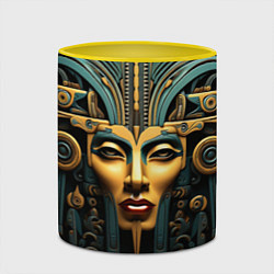Кружка 3D Египетские фараоны, цвет: 3D-белый + желтый — фото 2