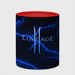 Кружка 3D Lineage storm, цвет: 3D-белый + красный — фото 2