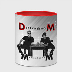 Кружка 3D Depeche Mode - Mememto Mori Dave and Martin, цвет: 3D-белый + красный — фото 2