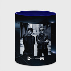 Кружка 3D Depeche Mode - Мартин и Дэйв, цвет: 3D-белый + синий — фото 2