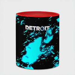 Кружка 3D Detroit become human кровь андроида, цвет: 3D-белый + красный — фото 2